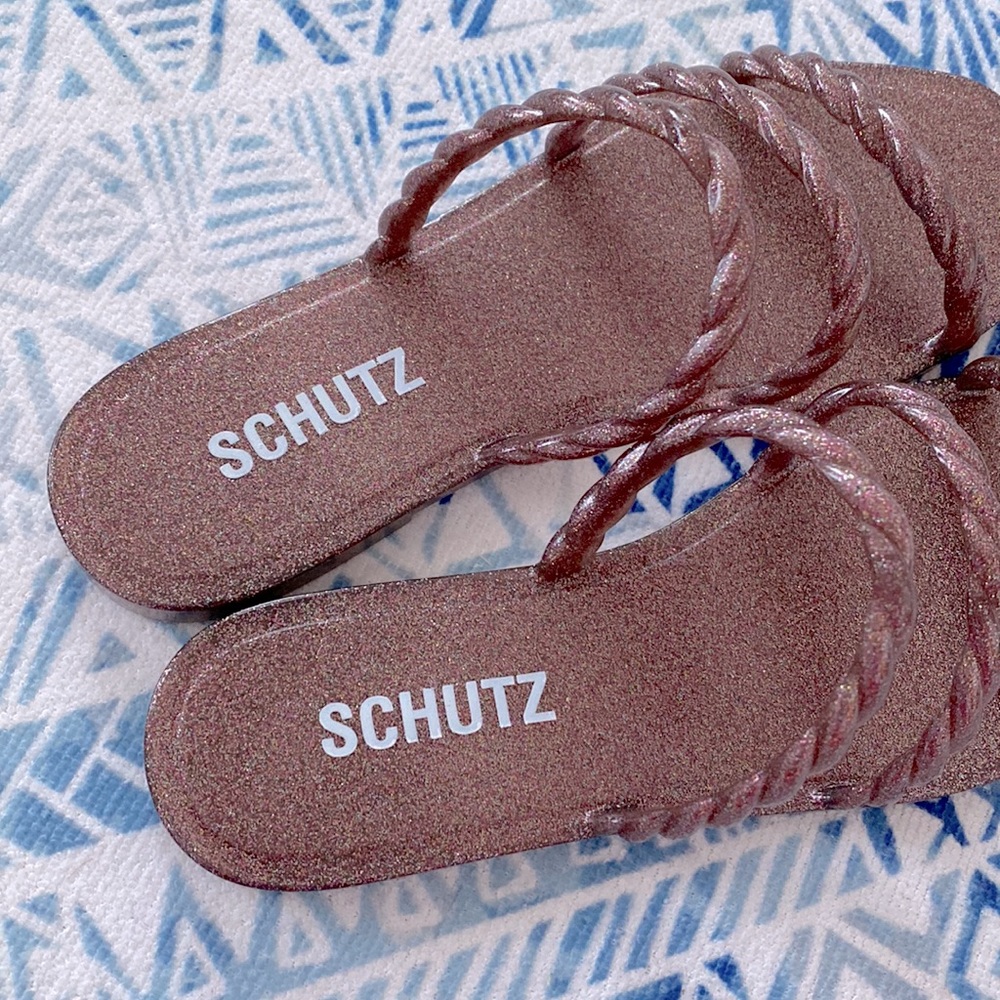 🌟Schutz Glitter Rose Sandals🌟 - Picture 3 of 8